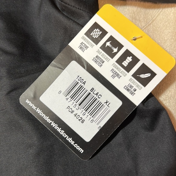 Nurse’s scrub top Wonderwork XL black - Picture 3 of 4